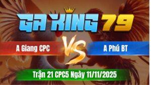 Trận 21 CPC5 Ngày 11/11/2025 - Giao nạp đỏ đạp xanh gãy chân té tuyệt đối