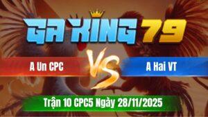 Trận 10 CPC5 Ngày 28/11/2025 - Đỏ đá bến thế xanh không đường vô