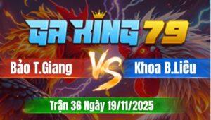 Trận 36 CPC4 Ngày 19/11/2025 - Bướm Đá Cựa Điều Thở Không Kịp Gỡ