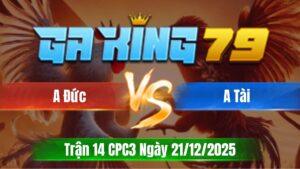 Trận 14 CPC3 Ngày 21/12/2025 - Xanh tránh né táng đúng 1 chân đỏ lật xe