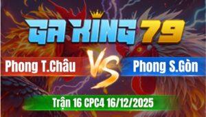 Trận 16 CPC4 Ngày 16/12/2025 - Gà khét vô bị lọt đá tang còn ăn 2 trả chân cứu chủ rủ biện đi biển