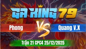 Trận 21 CPC4 Ngày 25/12/2025 - Xám son vô phang trước xanh sùn sìn hết sữa nổi