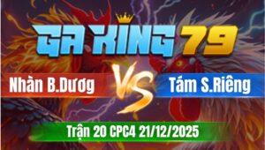 Trận 20 CPC4 Ngày 21/12/2025 - Bông vô bị chế gãy cánh chịu cựa hơi bể mình chạy