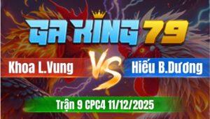 Trận 9 CPC4 Ngày 11/12/2025 - Bông bị dí còn ăn 5 thả ra đá chân bướm nằm đóng