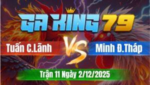 Trận 11 CPC4 Ngày 02/12/2025 - Gà Xám Lùn Liền Đâm Như Sam