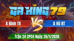 Trận 24 CPC4 Ngày 26/01/2026 - Bướm canh chặn mấy chân que đem xe đi cầm