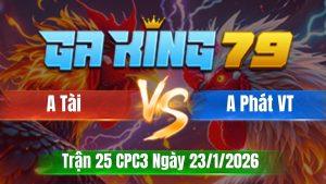 Trận 25 CPC3 Ngày 23/01/2026 - Que nạp trước bị xám cạp đạp lại chập ói gục đầu