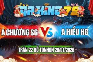 Trận 22 Tonhon 28/01/2026 – A Chương SG vs A Hiếu HG