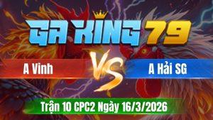 Trận 10 CPC2 Ngày 16/3/2026 - Bướm có chân tiên khiên úa ra sân lẹ làng