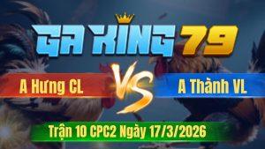 Trận 10 CPC2 Ngày 17/3/2026 - Xám vô nhét chân sâu điều tắt bóng chạy chết