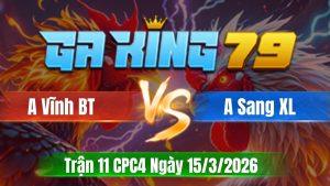 Trận 11 CPC4 Ngày 15/3/2026 - Đỏ sì tang gồng tỉnh lại phản chân về