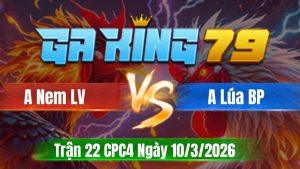 Trận 22 CPC4 Ngày 10/3/2026 - Chuối đá 2 cây trên như 2 cây dưới quá đâm