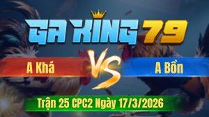 Trận 25 CPC2 Ngày 17/3/2026 - Úa có chân định mệnh phền hốt xác ra sân liền