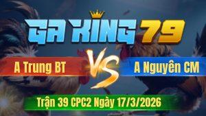 Trận 39 CPC2 Ngày 17/3/2026 - Xanh đá như súng bắn đỏ vô ngộp liền