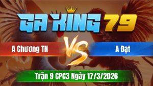 Trận 9 CPC3 Ngày 17/3/2026 - Vô kiến xanh đạp bàng tang đỏ điền đầu